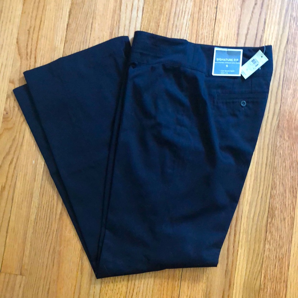 Ann Taylor Navy Blue Signature Fit Dress Pants Size 6 Brand New NWT